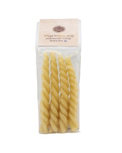 Traditional Wax Havdalah Candle Set with Four Natural Wax Candles Feste & Feiertage