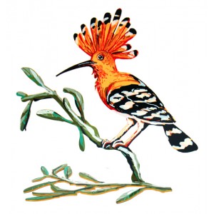David Gerstein Hoopoe Bird Sculpture Default Category