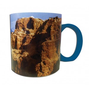 Ceramic Mug with Masada Photograph Jewish Coffee Mugs