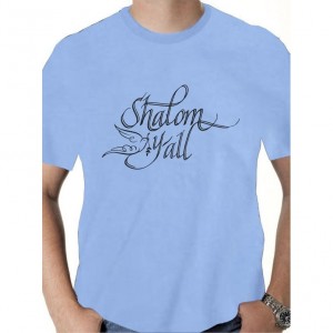 Shalom Y'All T-Shirt Featuring Dove (Variety of Colors) Israelische T-Shirts