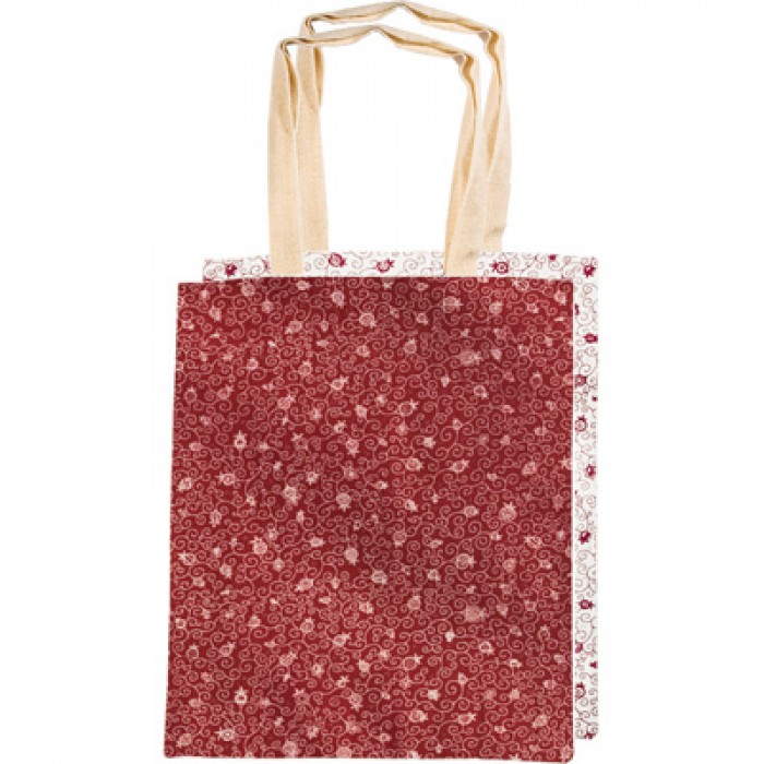 Two-Sided Pomegranate Yair Emanuel Simple Bag in Red and White