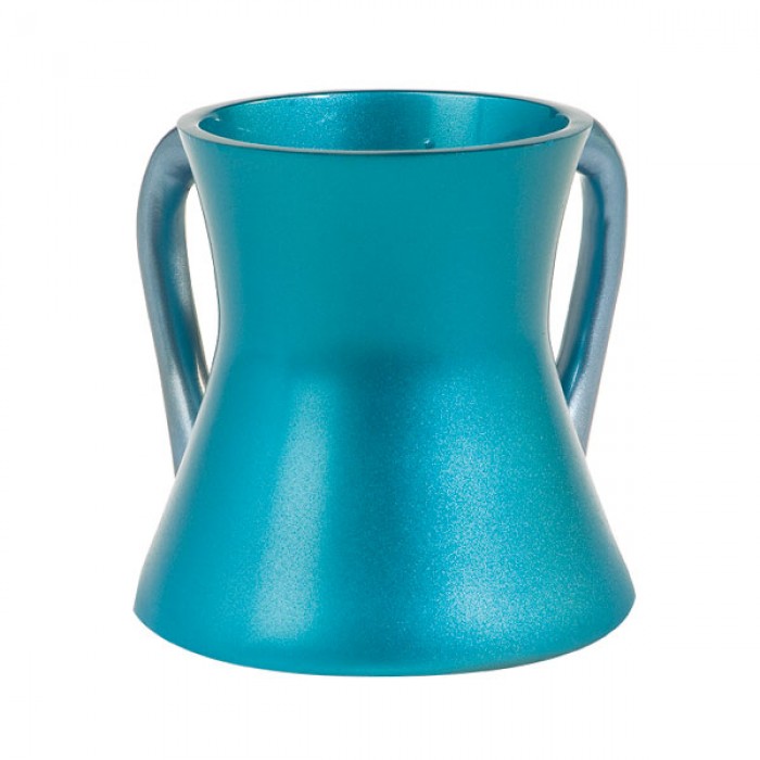 Yair Emanuel Small Turquoise Anodized Aluminium Washing Cup