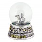Small Silver and Gold Rider on Camel Snow Globe