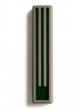 Concrete Mezuzah with Elongated Hebrew Shin in Green by ceMMent