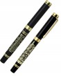 Elegant Black and Gold Pen with Travelers Prayer in English